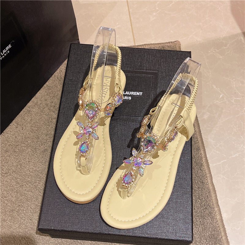 Sparkle Charm Rhinestone Sandals