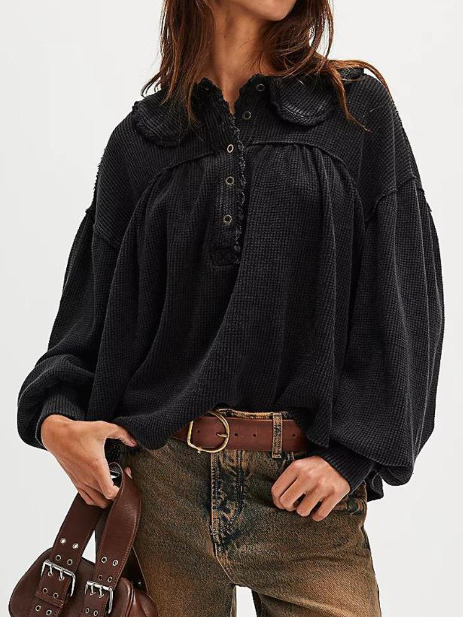 Adorable Lace Loose Shirt