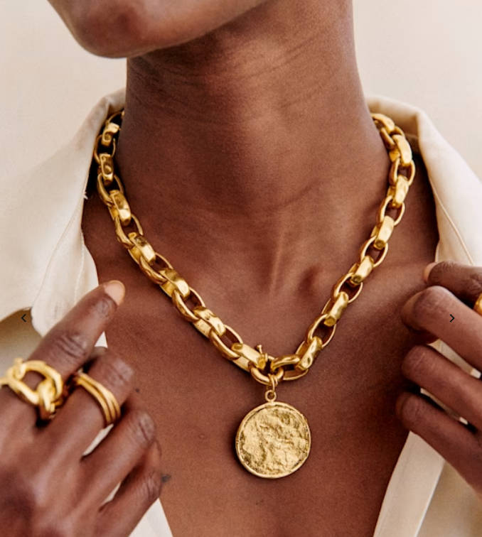 Gilded Athena Necklace