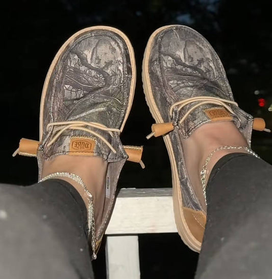 Mossy Oak Camo Slip-Ons