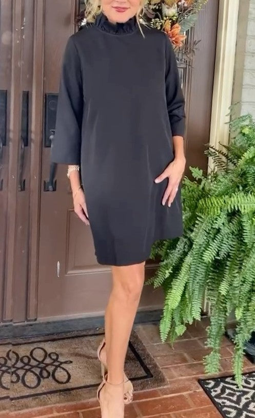 Chic Back Bow A-Line Dress
