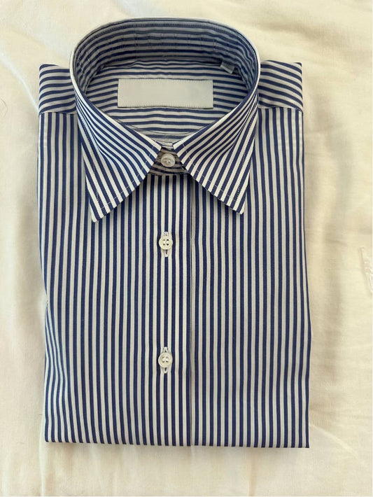 The Jackie Button Down In Blue Stripe