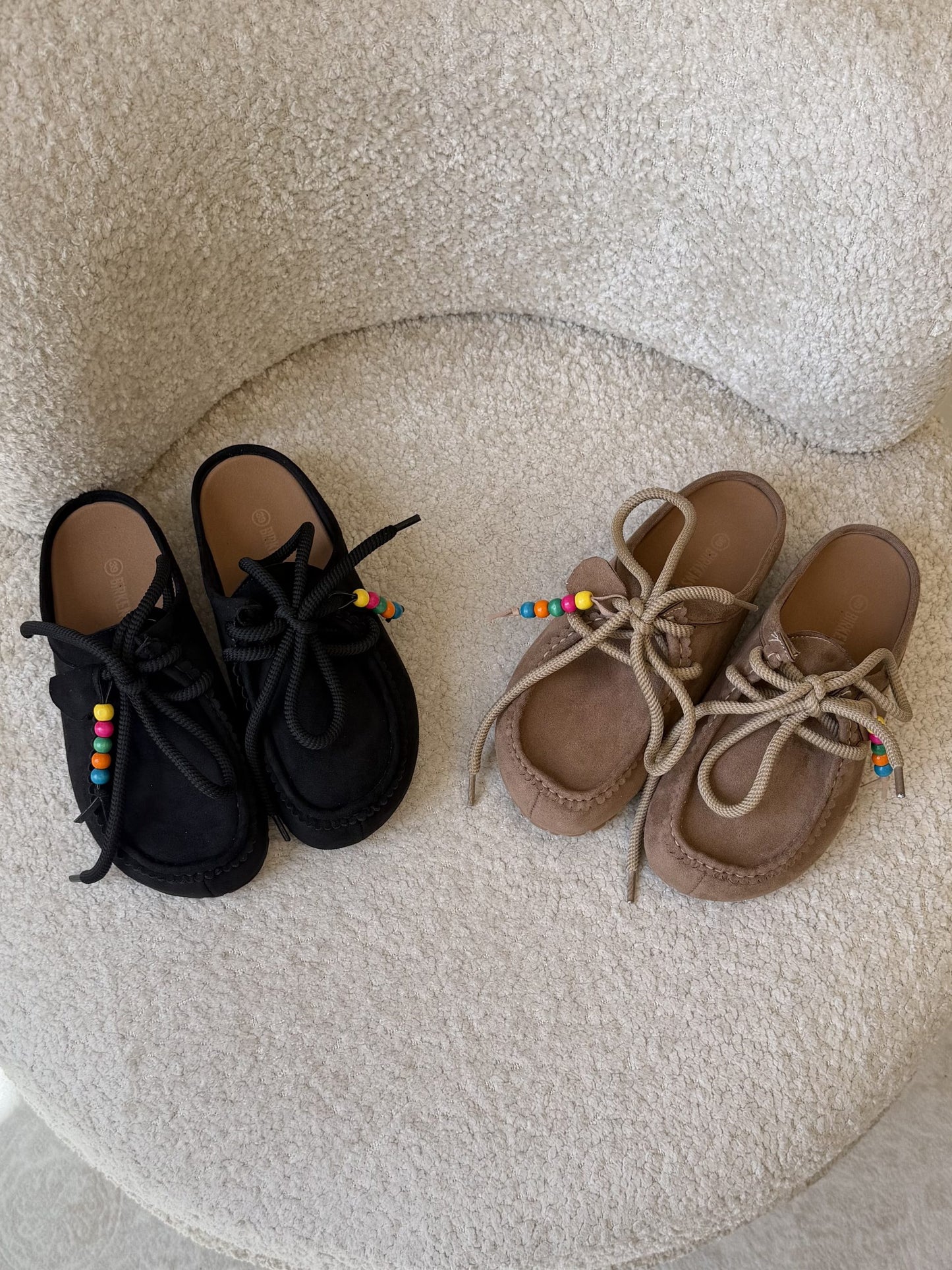 Luna Beaded Tie Sandals