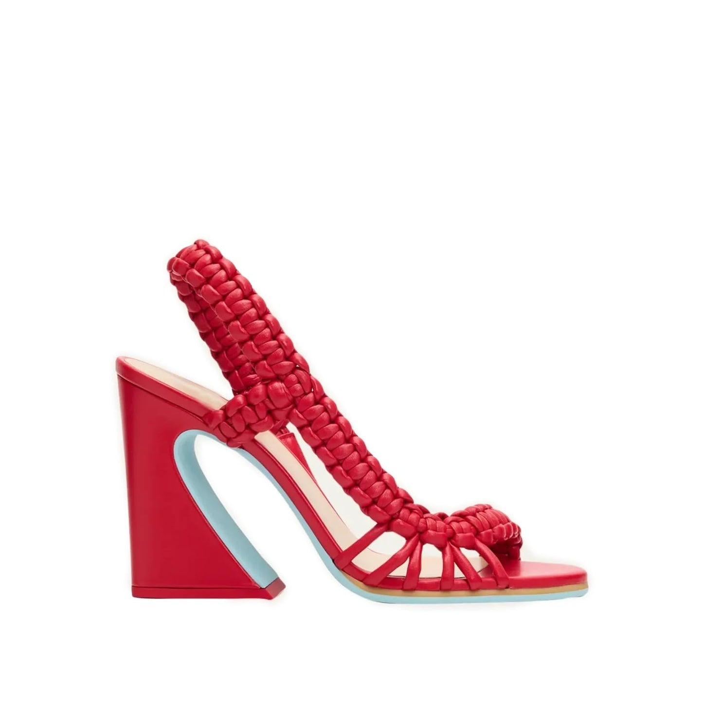 Braided Slingback Sandals