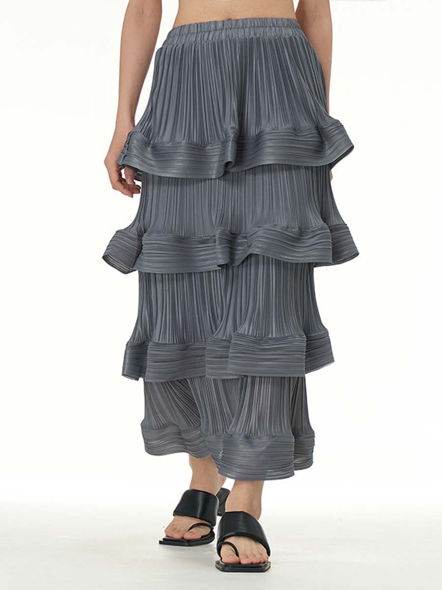 Pleated Fashion Elegant Skirt