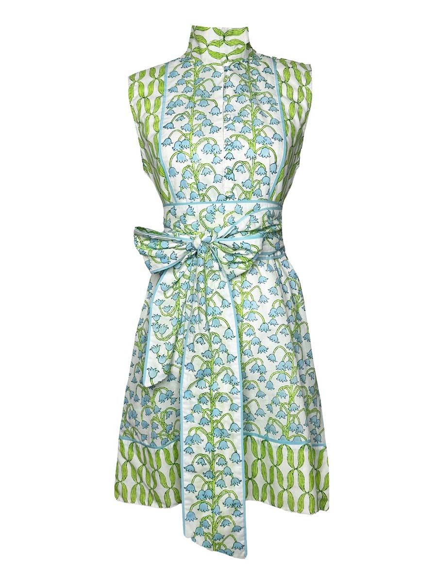 Sleeveless Placement Print Mini Dress