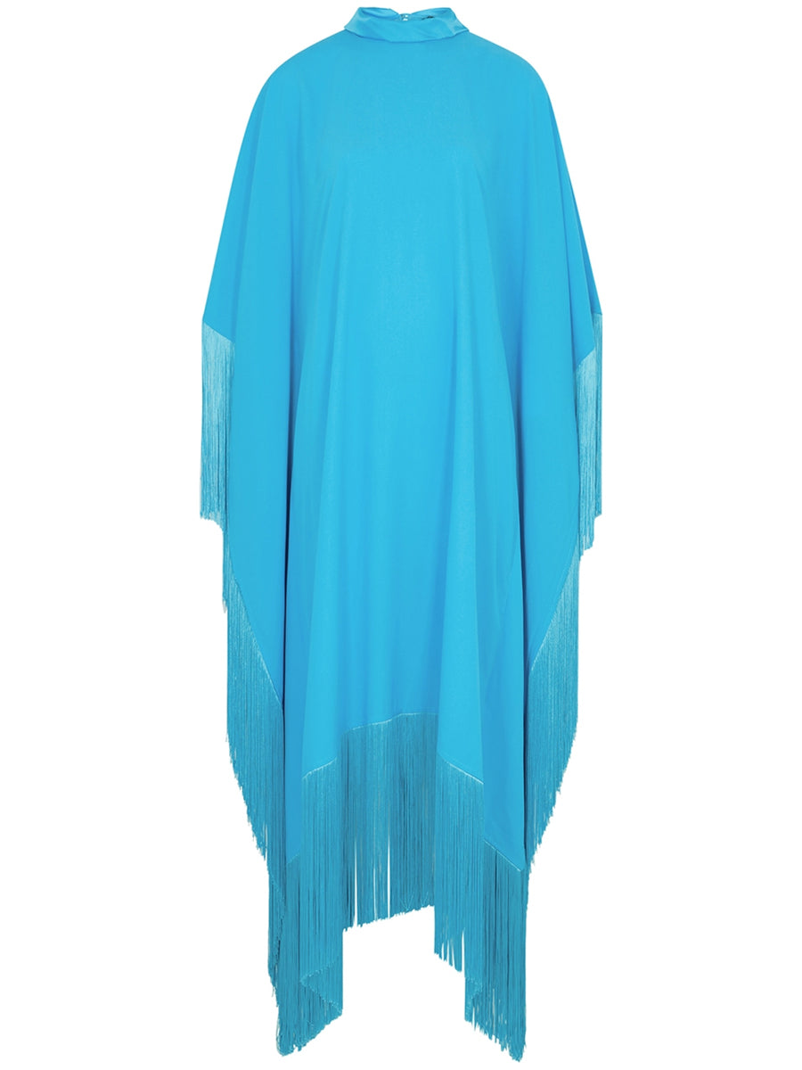 Elegant Fringed Maxi Dress