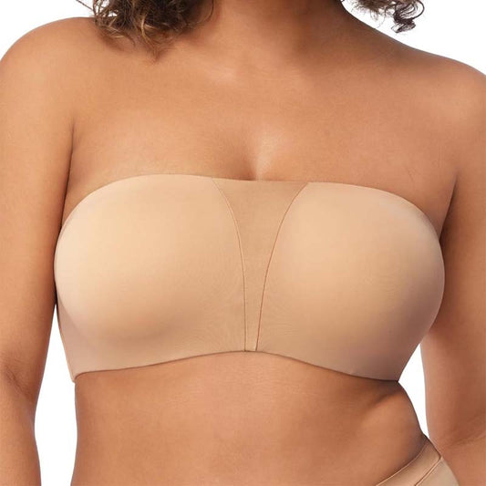 Plus Size Full Coverage Bandeau Fiery Bra Anti-Slip Underwire Support