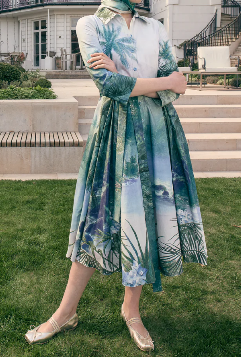 Summer Vacation Printed Dress