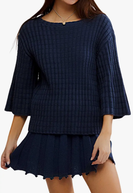 Casual Knit 2pc Outfit For Fall