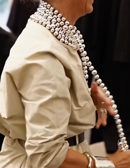 Stylish Long Bead Necklace