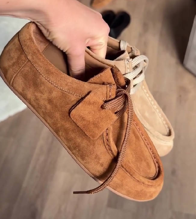 Lace-Up Flat Pumps