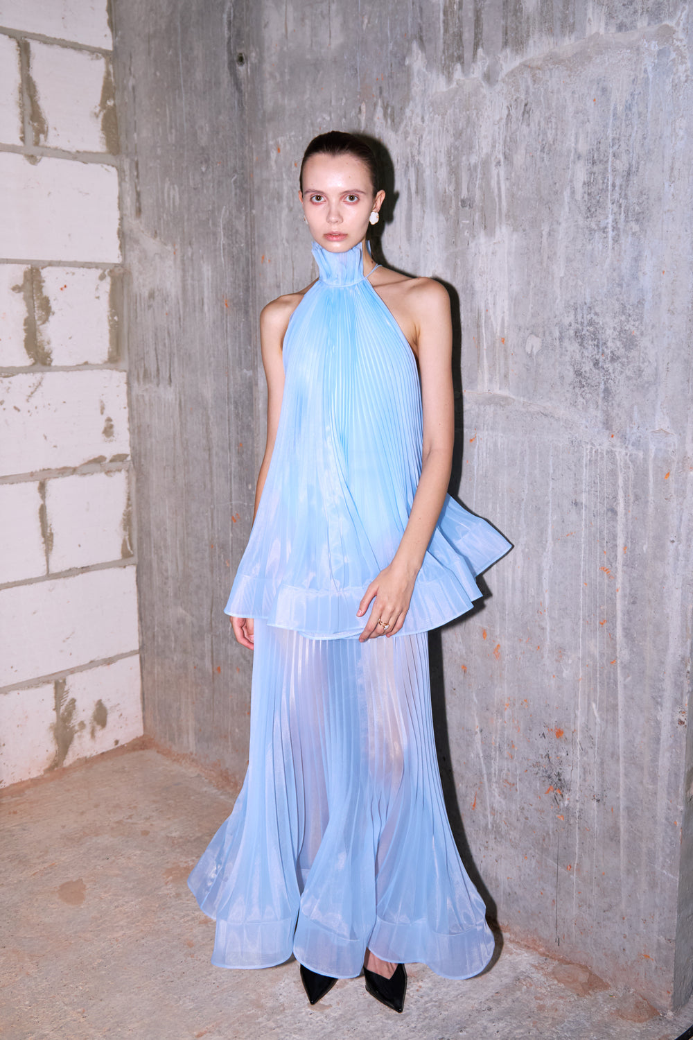 EVELYN PLEATED SET