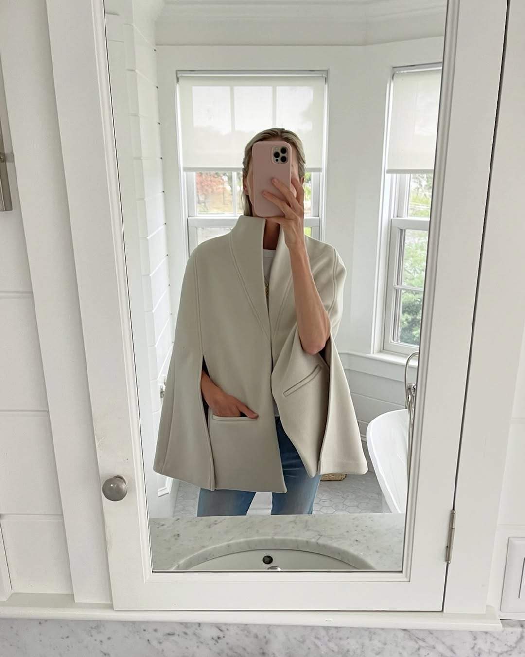 Elegant Luxe Cape Jacket