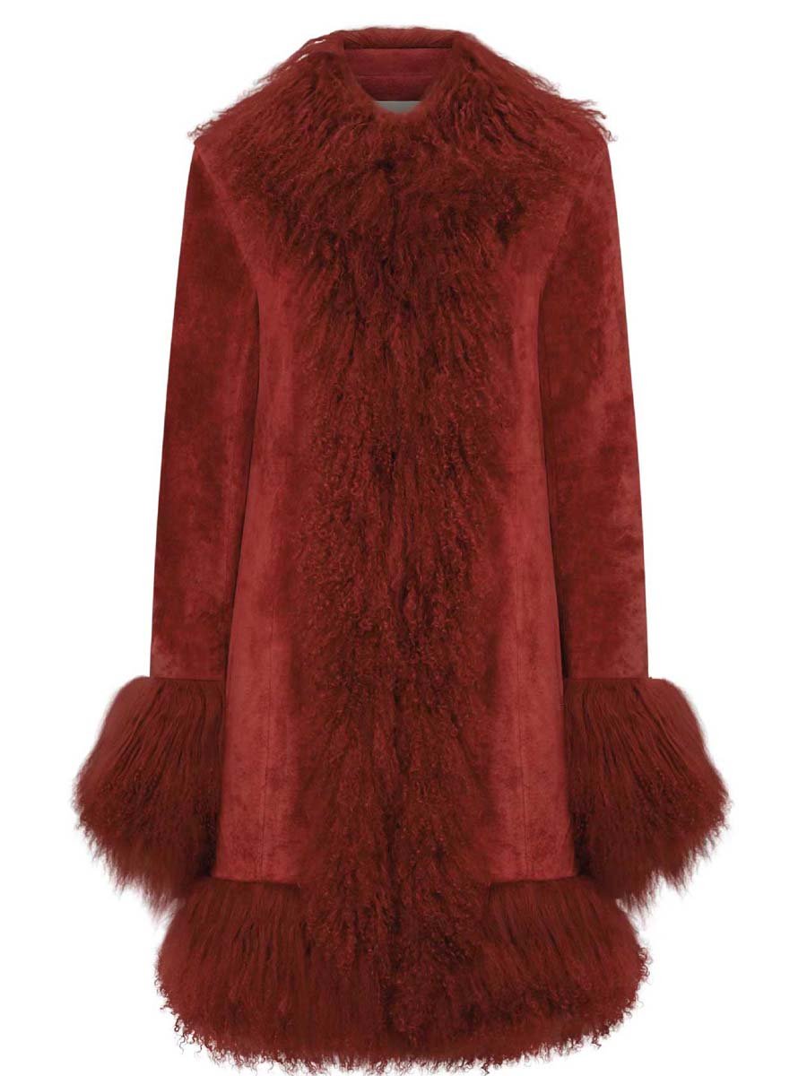 Long Sleeve Warm Fur Collar Coat (⏰Free Shipping)