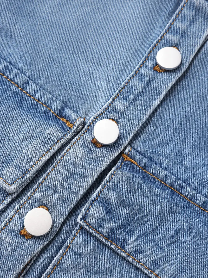 Bohemian Denim Vest