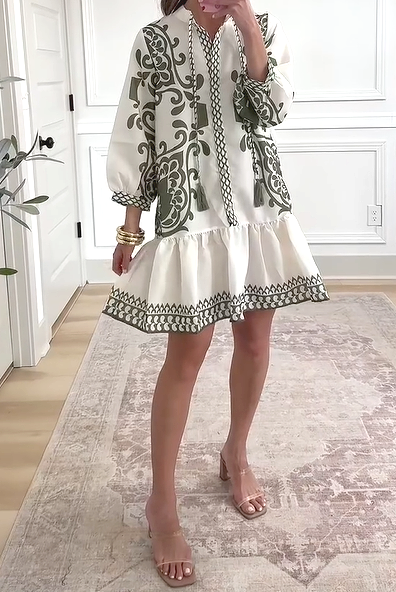 Floral Adorable Short Dress