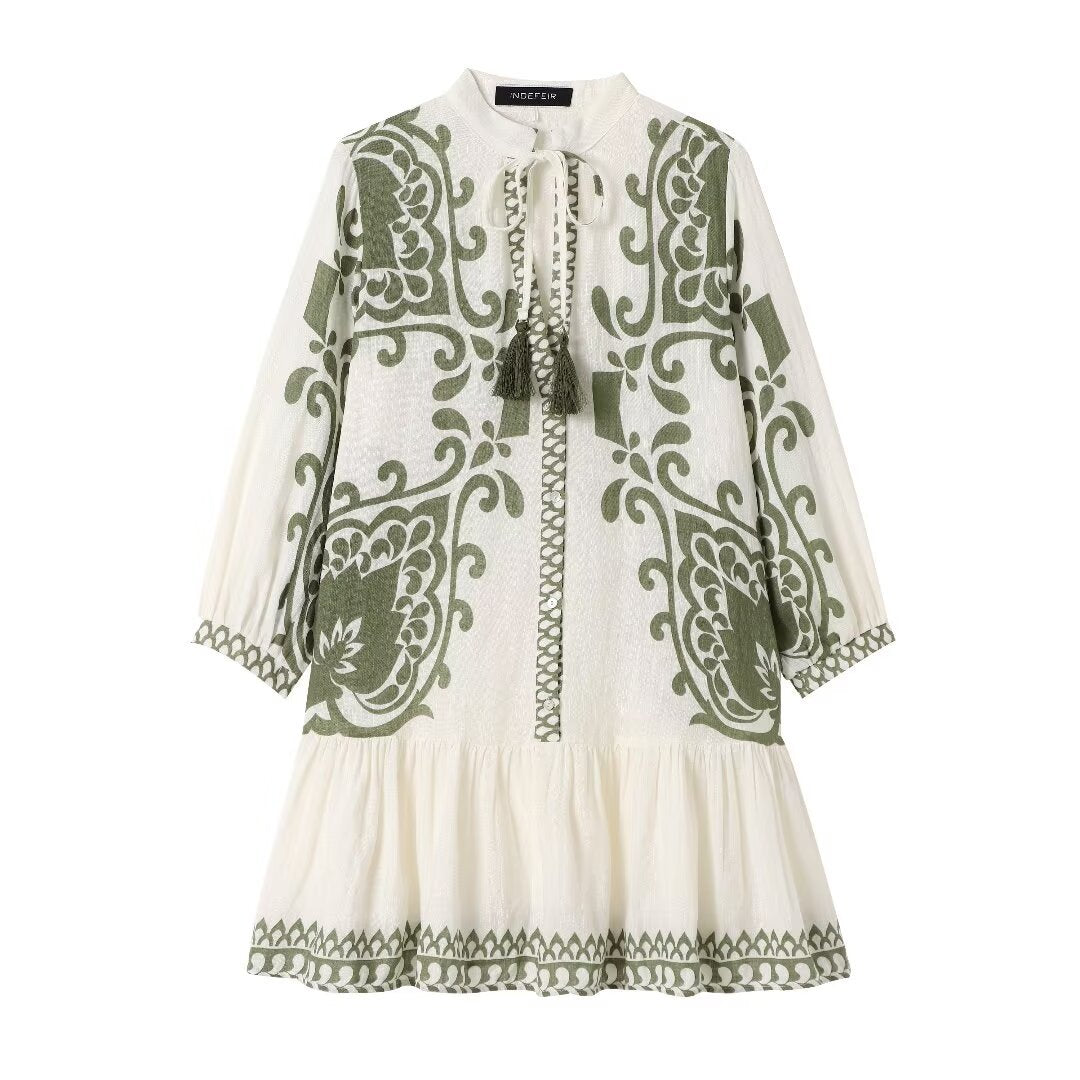 Floral Adorable Short Dress