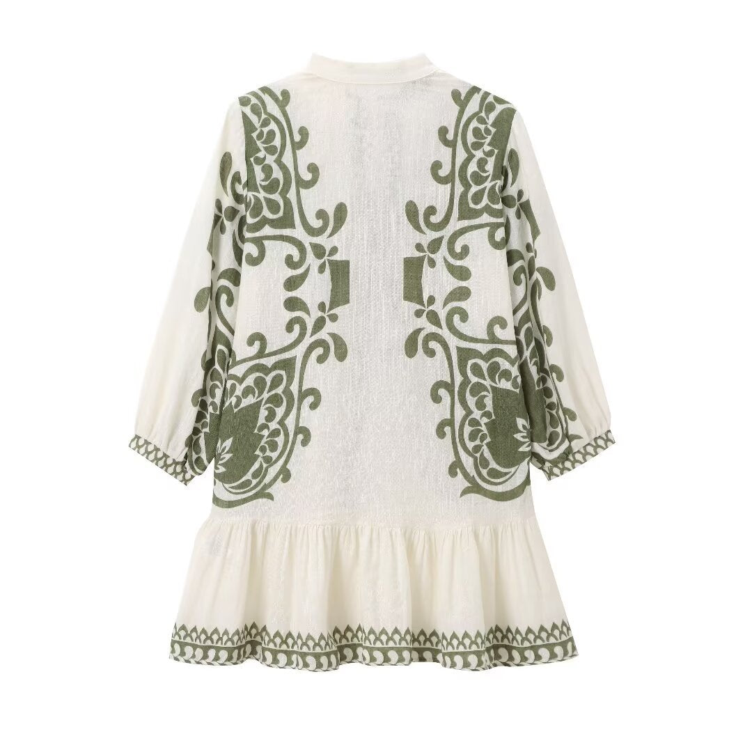 Floral Adorable Short Dress