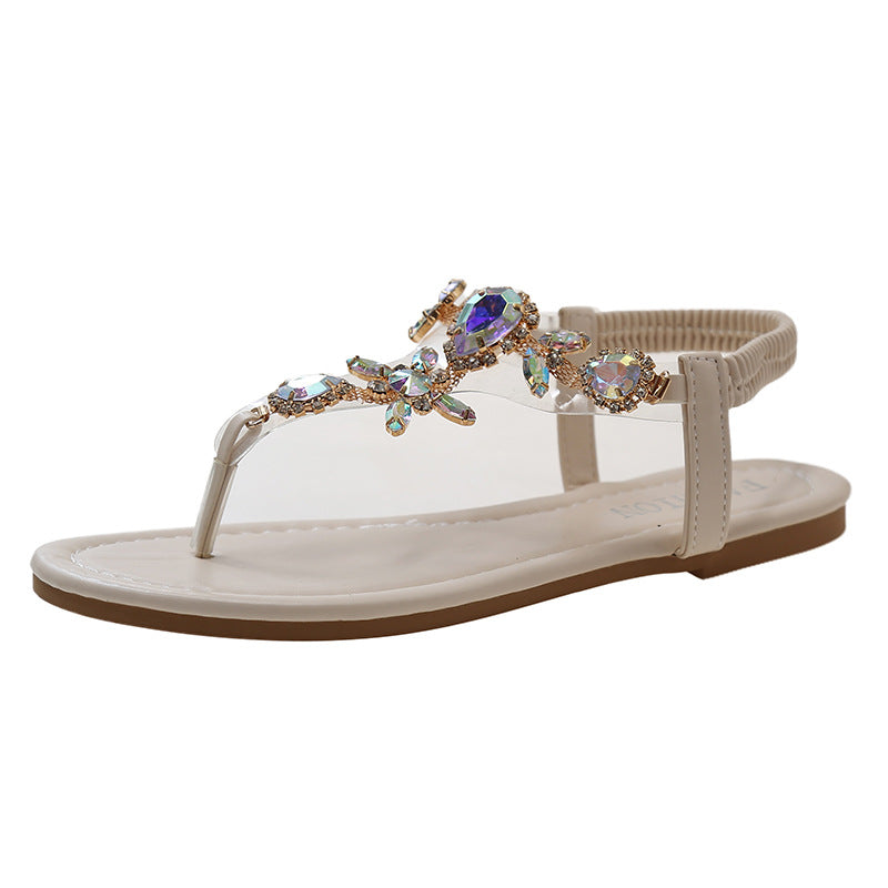 Sparkle Charm Rhinestone Sandals