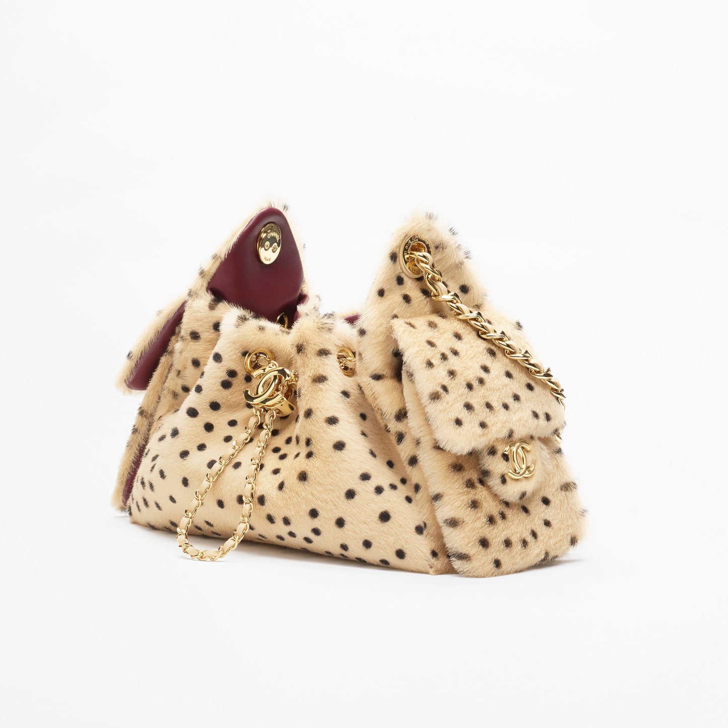 Doublie-C Lambskin Metal Mini Handbag