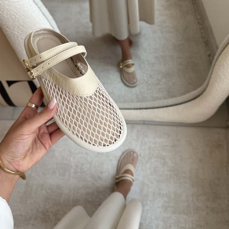 Flat Mesh Breathable Shoes