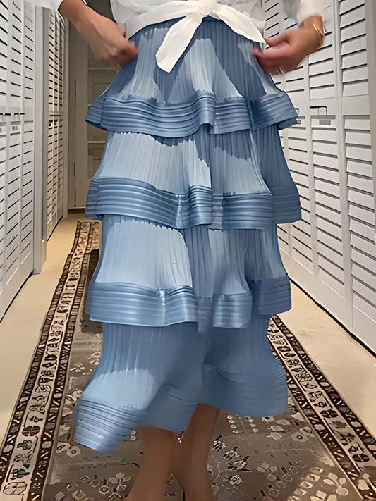 Pleated Fashion Elegant Skirt