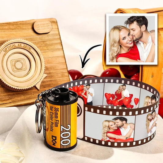 Camera Roll Keychain Multiphoto Unique Gifts