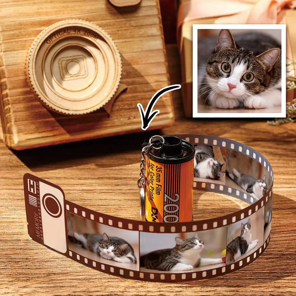Camera Roll Keychain Multiphoto Unique Gifts