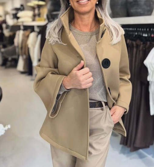 Mayfair Button Cape