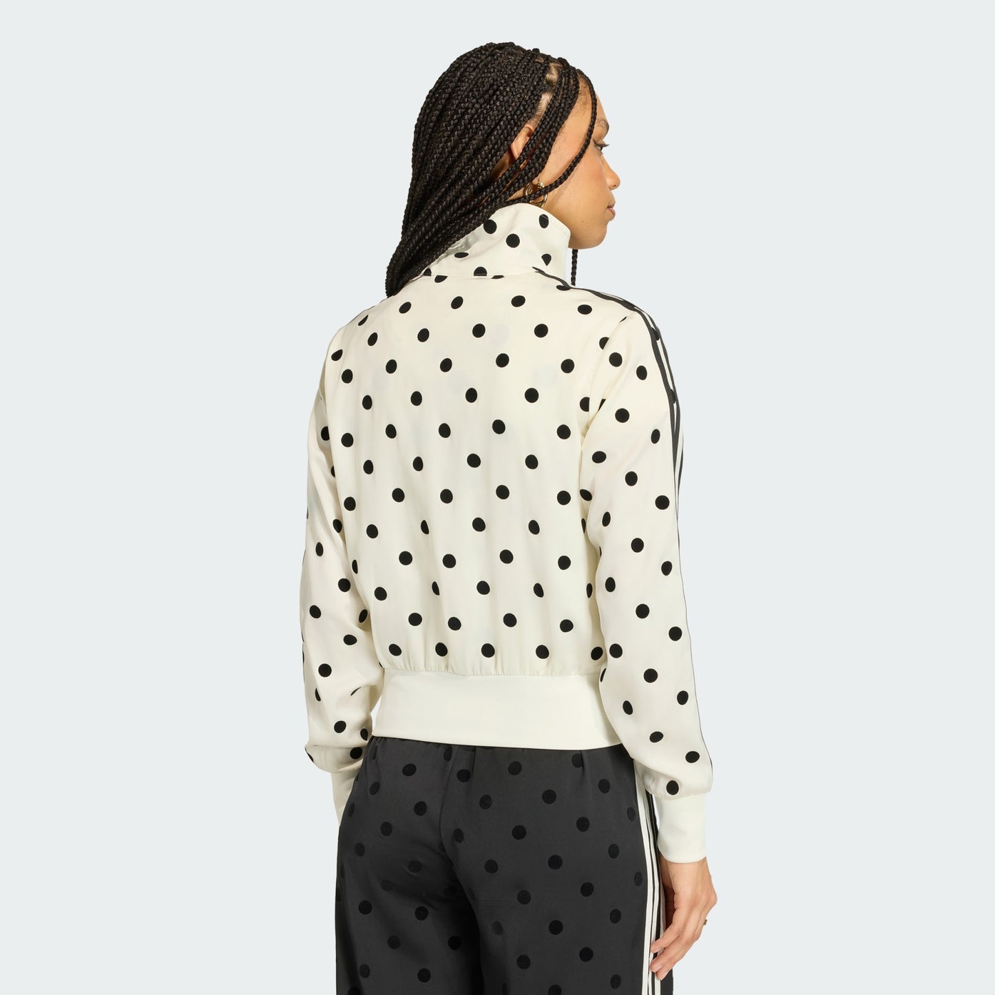 Satin Polka Dots TT Track Top