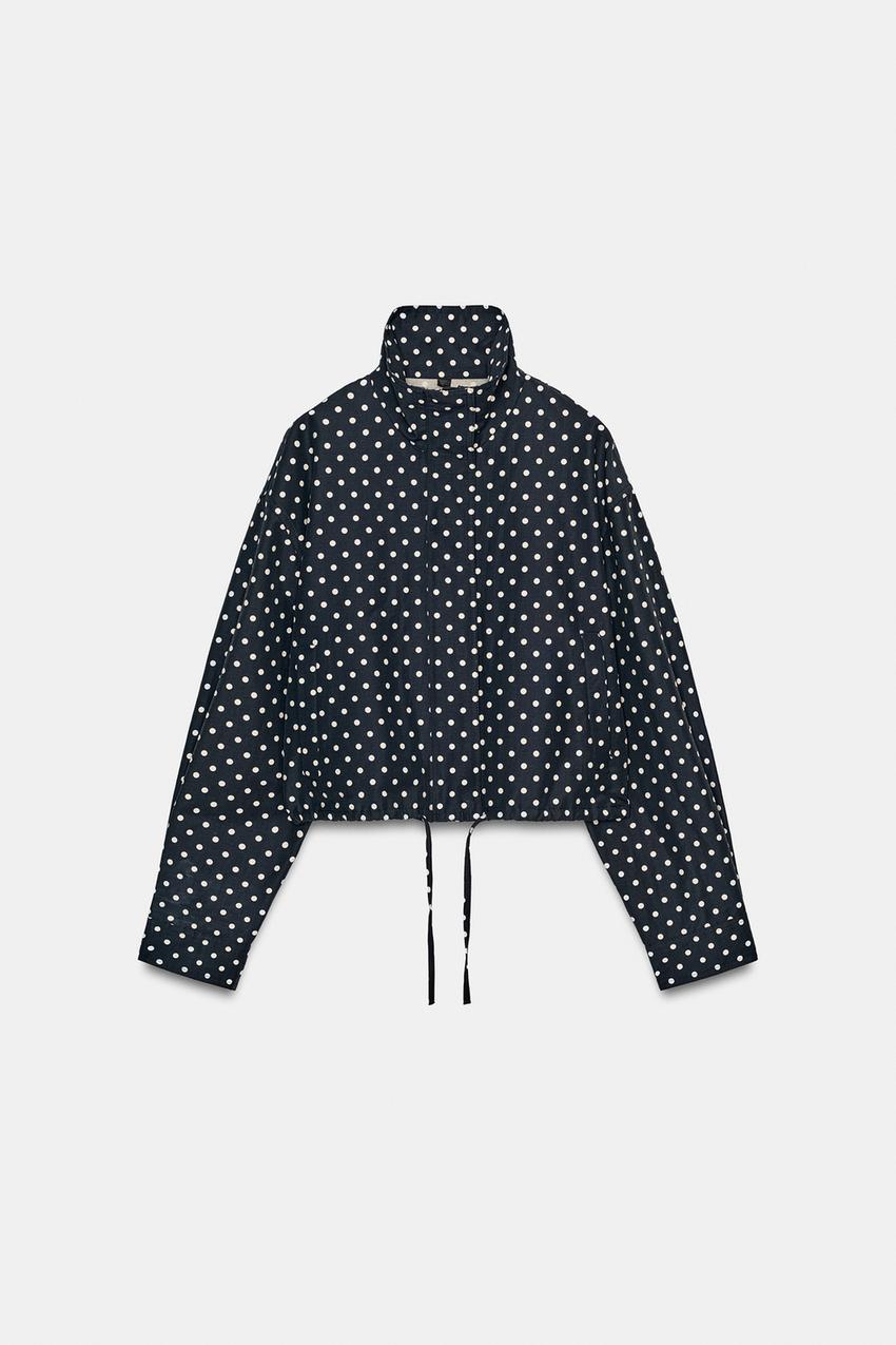 PUFFED POLKA DOT JACKET