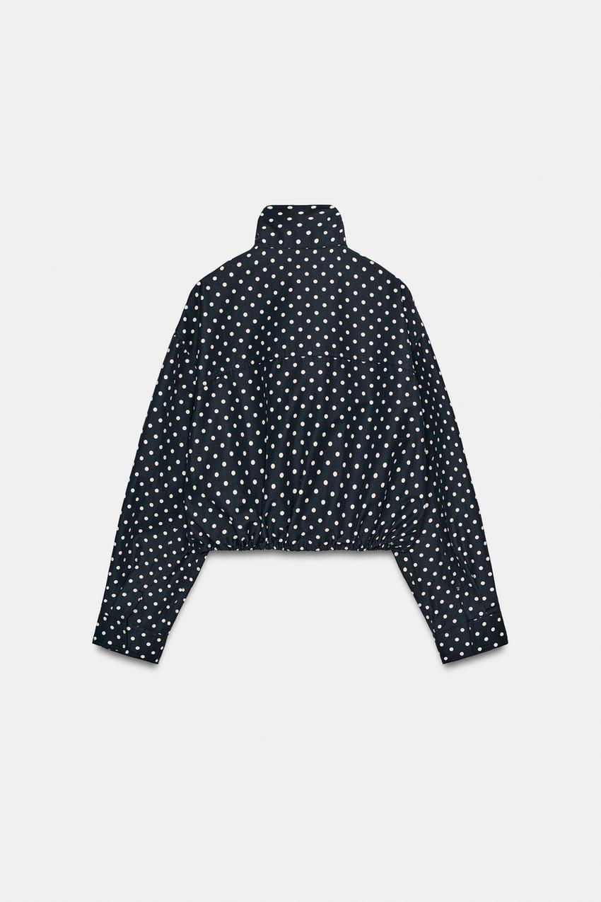PUFFED POLKA DOT JACKET