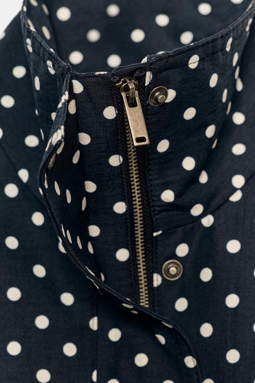 PUFFED POLKA DOT JACKET