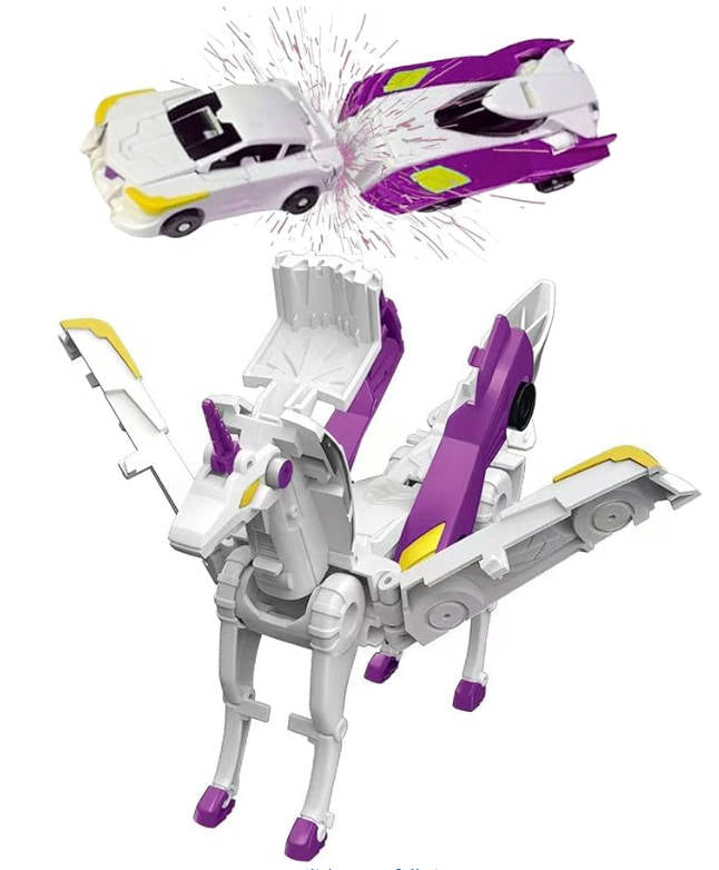 Unicorn Collision Transforming Cars Toy