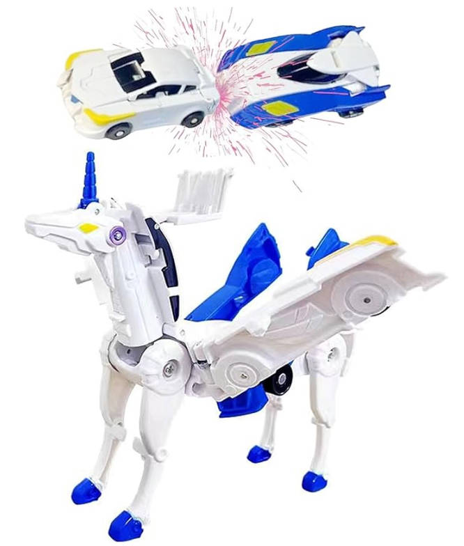 Unicorn Collision Transforming Cars Toy