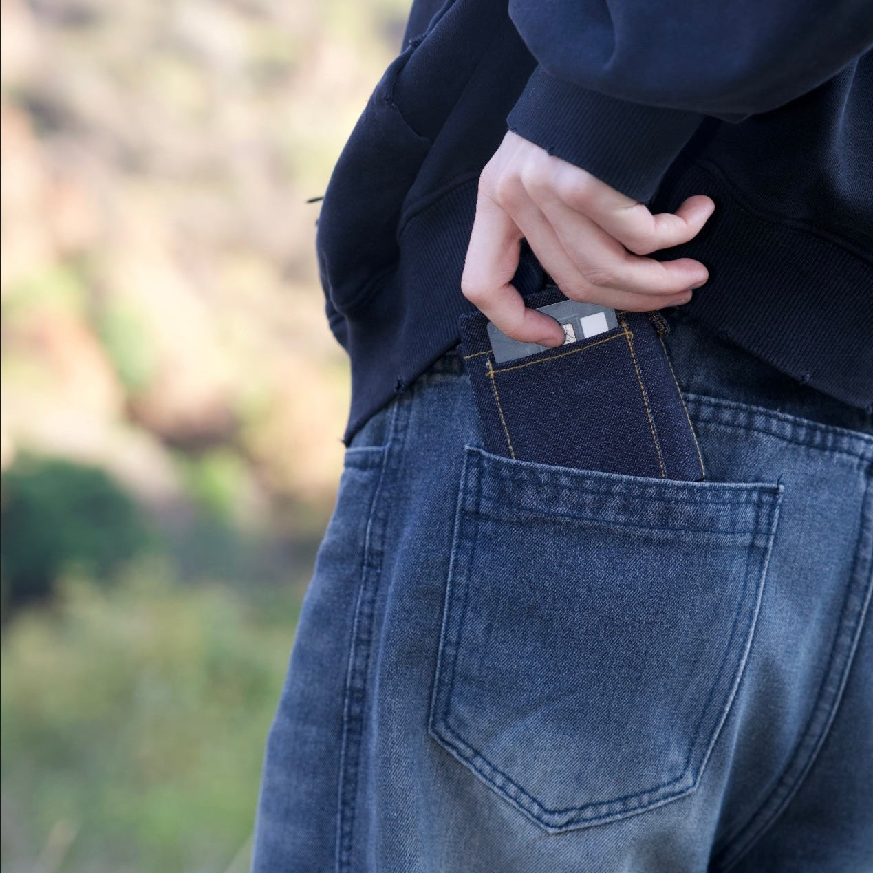 Denim Slim Wallet