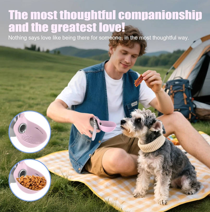 10oz Stainless Steel Dog Water Bottle