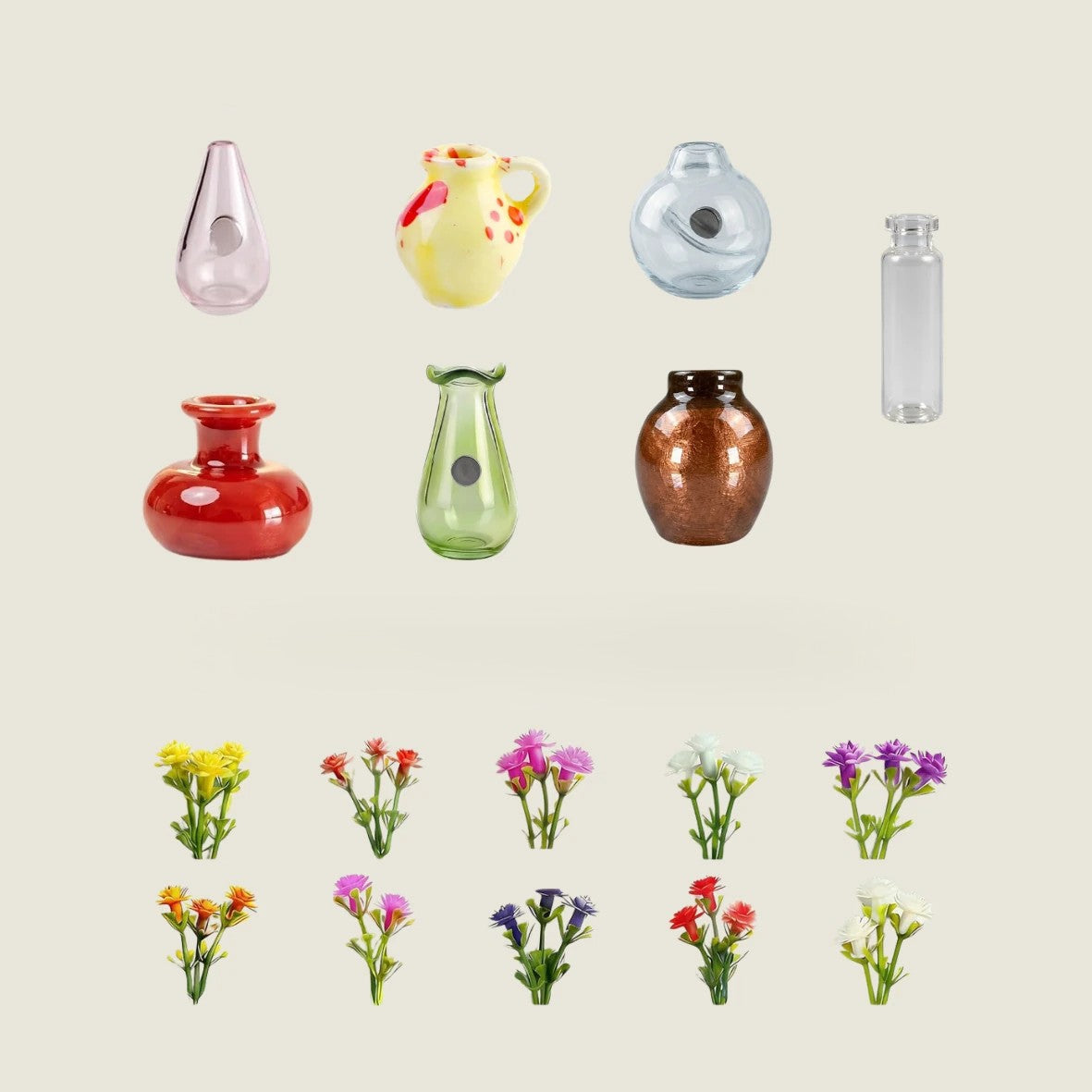 FridgeGarden Mini Vase Kit