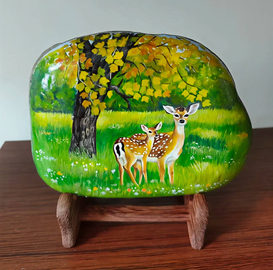 Hand-Painted Custom Cartoon Resin Stone