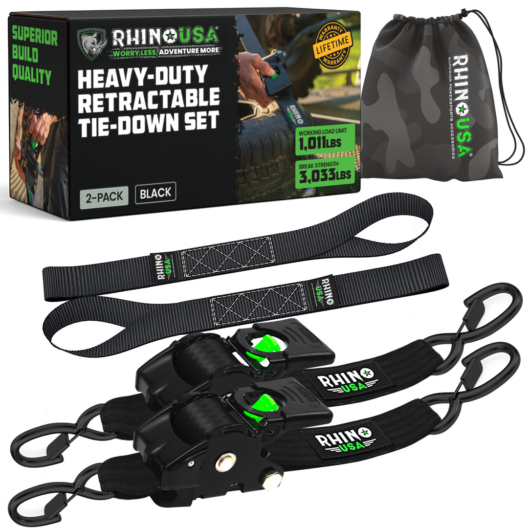 Etractable Ratchet Straps 1 In X 10 Ft