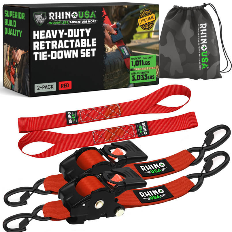 Etractable Ratchet Straps 1 In X 10 Ft