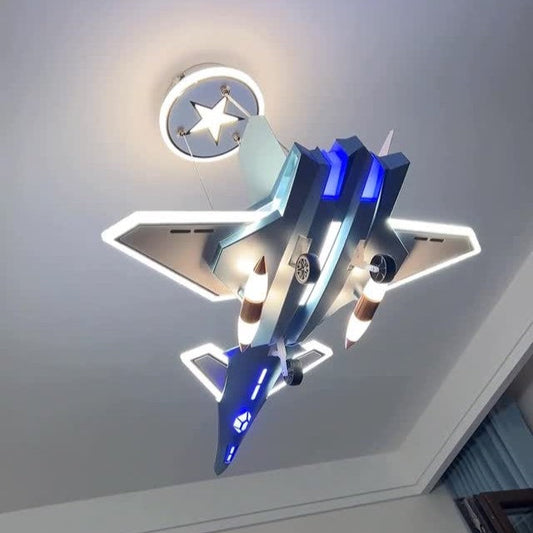 Jet Fighter Ceiling Light