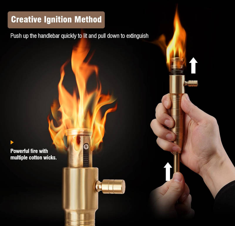 Vintage Long Pipe Lighters Torches