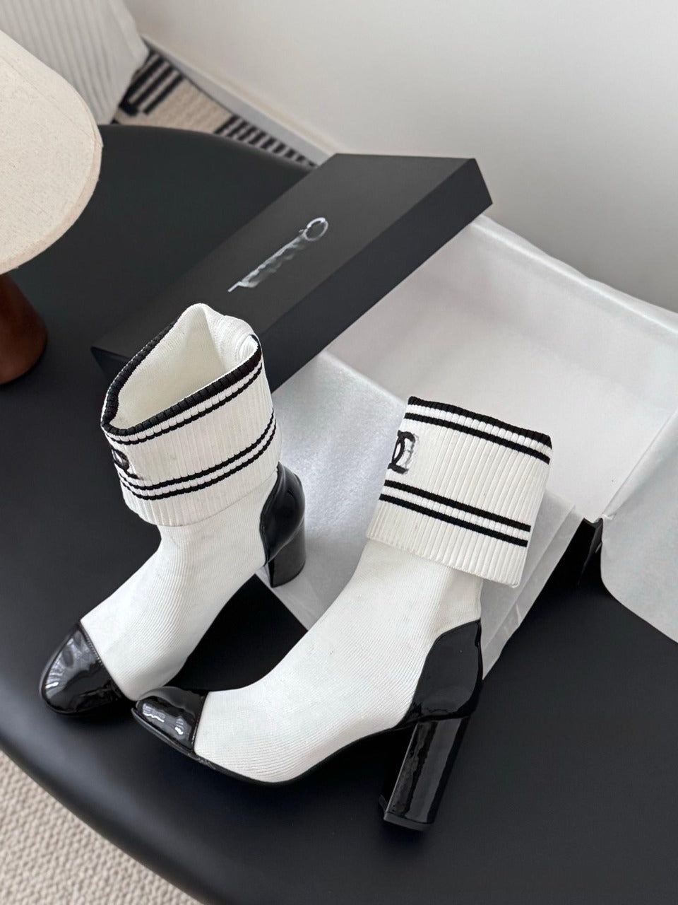 Monroe Knit Sock Heel Boots