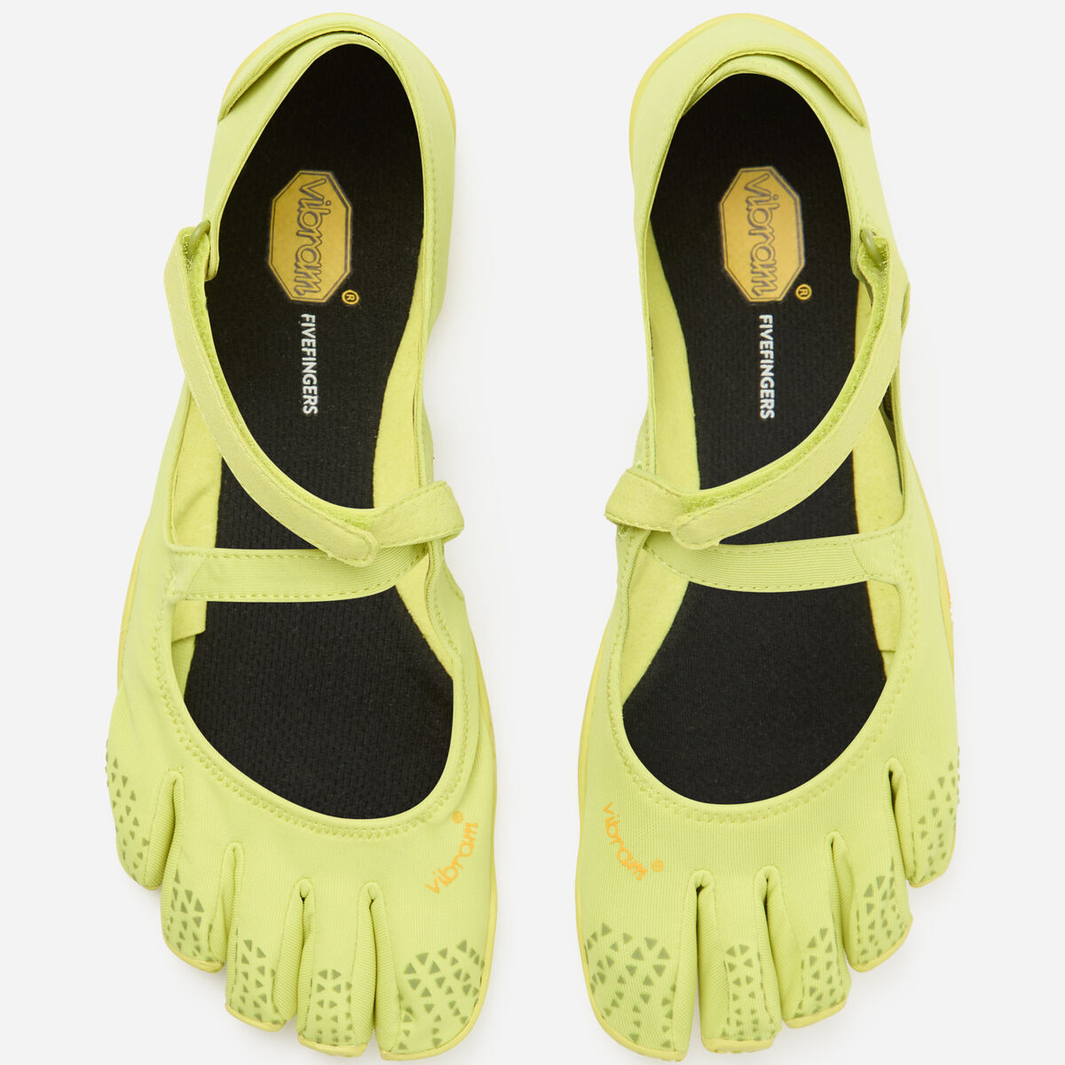 Yellow Five-Toe Training Shoes