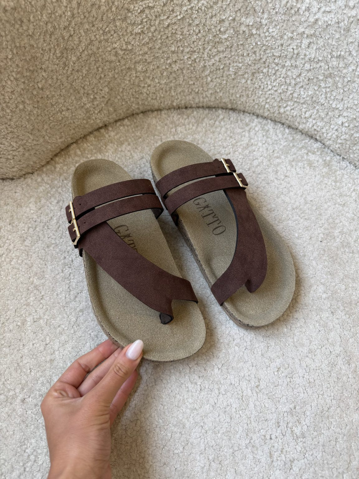 Sienna Buckled Toe Sandals