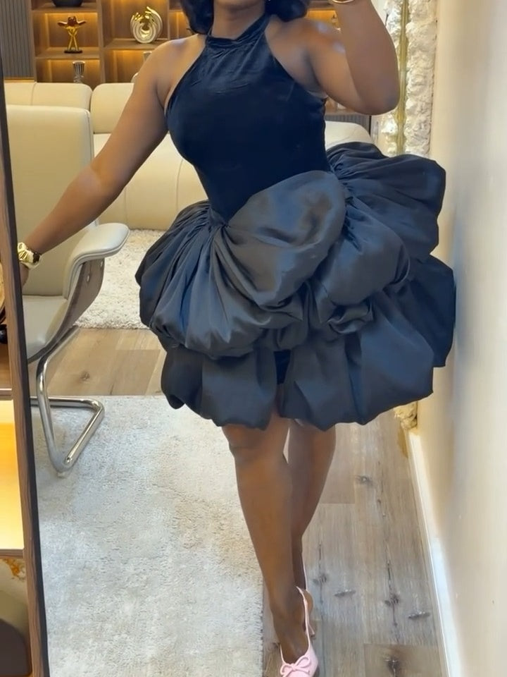 Taffeta Mini Dress