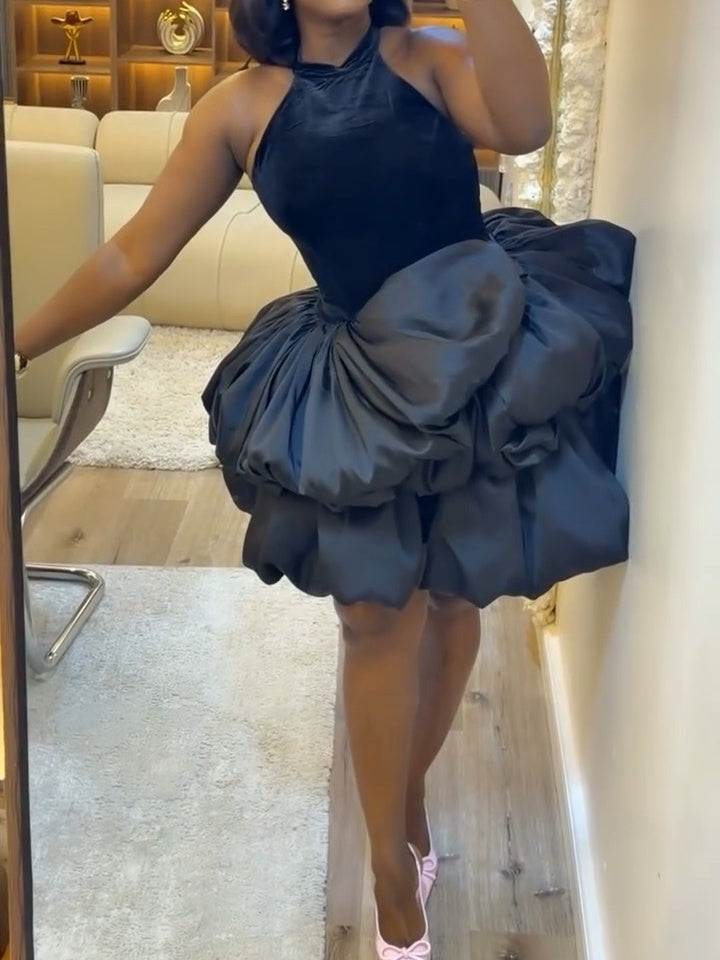 Taffeta Mini Dress
