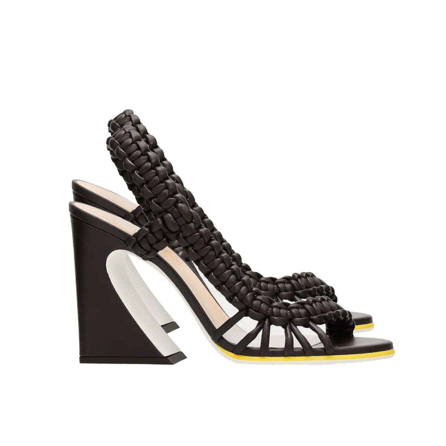 Braided Slingback Sandals
